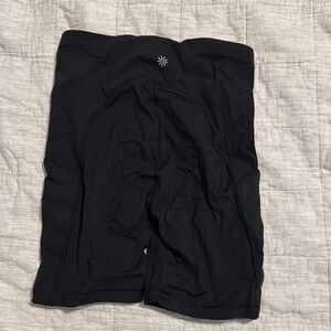 Athleta Ultimate Stash Pocket 7” Black Bike Shorts